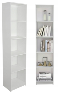Knižnica SaraMeble Ewa 40 cm x 182 cm x 30 cm biela
