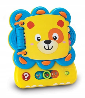 Kniha pre bábätko - Náučná kniha Lion hádanky 9209 Smile Play