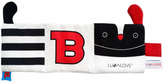 Kniha pre bábätko - MR B LullaLove kontrastný kniha