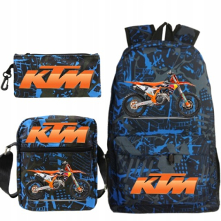 KTM CROSS SCHOOL SET, TAŠKA NA BATOH, PENCASE