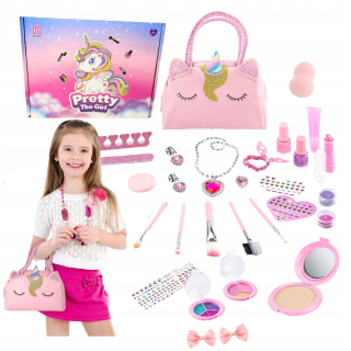 Detský make up - MAKEUP BOX KOZMETIKA JEDNOROŽEC SET