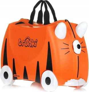 Kufor Trunki TRU-T085 rolovací kufor tigrovaný oranžový