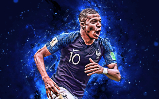 Detské samolepky na stenu - Kylian MBAPPE Sticker - Plagát 100 cm K229