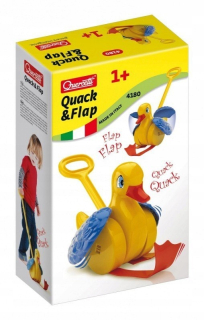 Hračka na ťahanie, tlačenie, lezenie - Tlačiť FLAP kačica