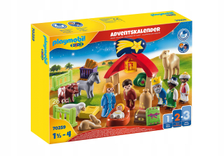 Stavebnica - Adventný kalendár 123 PLAYMOBIL 70259 postieľka