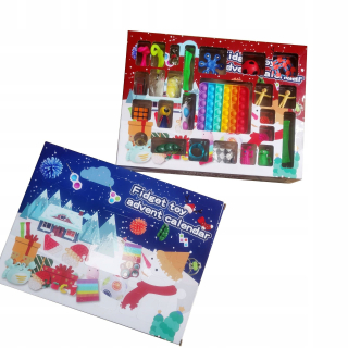 POP IT - Sviatočné kalendár odpočítavanie Blind Box Blind