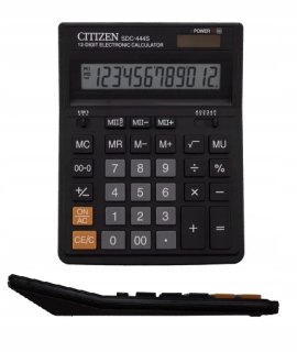 Citizen SDC-444S Kalkulačka 12 čierna čierna