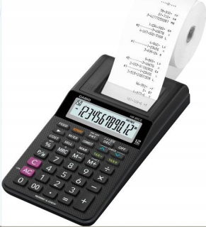 Kalkulačka Casio HR-8RCE-BK s tlačiarňou