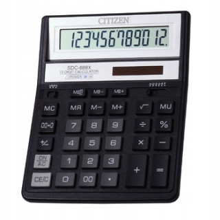 Kancelársky kalkulátor Citizen SDC-888XBK