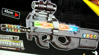 Detská zbraň - Rifle rifle P90 Light Sound Gun