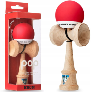 Kendama Okrem Pop červená, červená