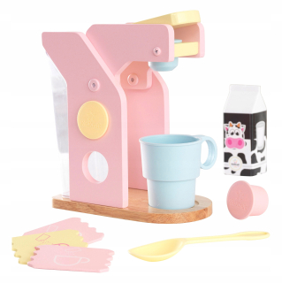 Hračky pre rozvoj lezenia - KidKraft 63380 Pastel Drevené Hranie rolí Coffee S