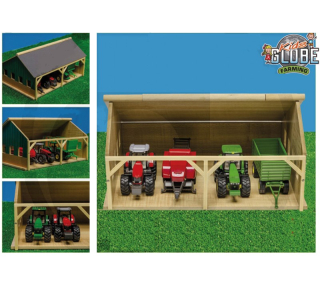 Kids Globe Gold Hangar na traktory 1:50 Siku