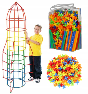 Pruh blokuje Straw palice puzzle