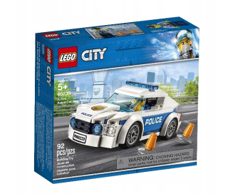 Lego mestské bloky policajné auto 60239