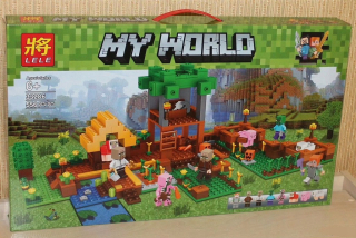 Lele 33286 Minecraft Farm 556psc Blocks