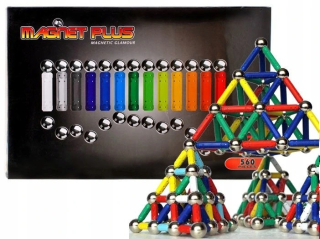 Magneticka stavebnica - Magnetic Pads Magnastix 560 + Ar0111