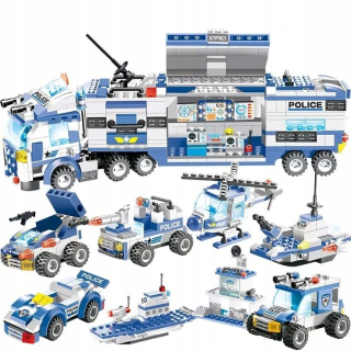 POLICAJNÉ AUTO POLICAJNÉ VAN AUTO POLICAJNÉ AUTOBUS JAZDA