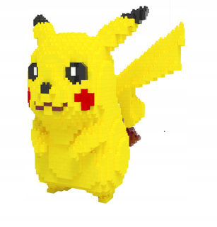Pokemon Pikachu pikacz rúrka 5300el. 3d figúrka
