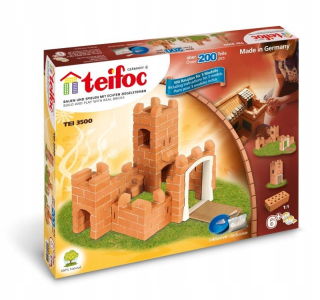 Kreatívna sada - Stavebné tehlové bloky TEIFOC 3500 Set