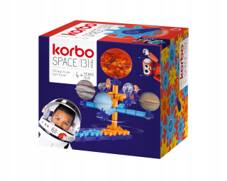 Stavebnice KORBO - Stavebné bloky korby Kozmos 131 el.