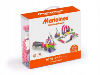 Stavebnice - Vafle mini bloky 140 kusov dievčatko