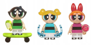 Stavebné bloky SET 3 Powerpuff dievčatá