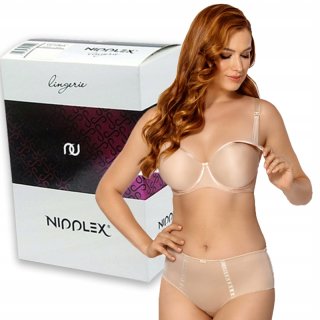 Nipplex viacfarebná vystužená podprsenka Anna, veľkosť 70E