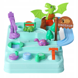 Dráha pre deti, stavebnica - Front sa dinosaury hračkou dinosaurov labyrintu
