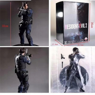 Akčná figúrka, postavička - Zberateľskú Figurine32cm Resident 2 Leon Kennedy