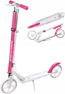 Dvojkolesová kolobežka Raven 612701 White, Pink