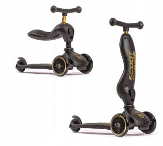 Trojkolesová kolobežka Scoot & Ride Black, Gold