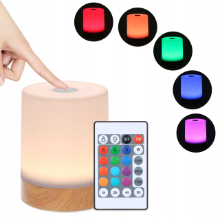 Nočná lampa do detskej izby - Farebné nočné svetlo atmosféra nočná lampa