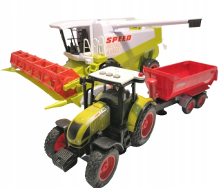 Kombajn pre deti - Kombinovať traktor traktora. Big farmára. Farmár Farmár