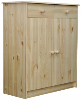 Komoda Alpherats Björbo 78 x 35 x 89cm biela - matná borovica