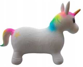 Hopsadlo, skákadlo - Lano Pony 67cm Unicorn Jumper + čerpadlo