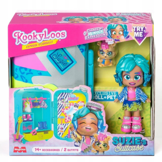 Magicbox KOOKYLOOS S Suzie Q´s Kufor Kufor SUZIE Akčná figúrka + zvieratko