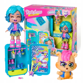 Magicbox KOOKYLOOS S Suzie Q´s Kufor Kufor SUZIE Akčná figúrka + zvieratko