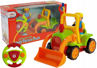 Auto na diaľkové ovládanie - Diaľkové rýpadlo s volantu R / C 6747