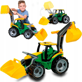 Detský báger - Rypadlo s vedrom, traktor, mobilný LENA GIANT