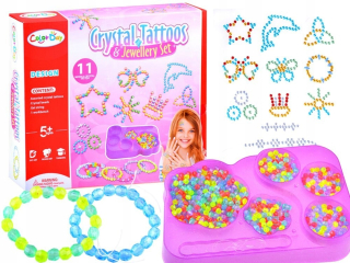 Korálky Náramky Nálepky Kit DIY Za3271