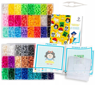 Žehlenie Beads 20 Designs 43 Farby 9000pcs