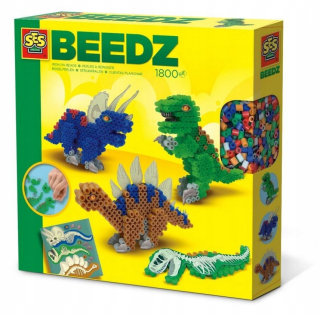 Korálky na železo - 3D dinosaury