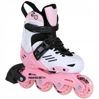 Kolieskové korčule Powerslide Khaan Junior LTD Pink 35-38