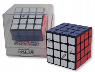 Cube Qiyi ČS 4x4x4 Magnetic čierny