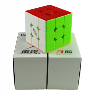 Magnetická kocka Qiyi 3x3 hromov v3 m farebný
