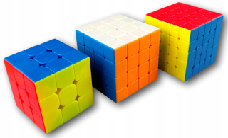 Rubikka Cube 3x3x3 4x4x4 5x5x5 Cubes Set 3IN1