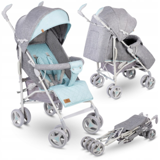 Kočík Lionelo Irma Grey/Mint