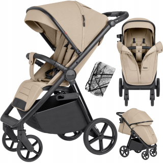 Detský kočík CARRELLO Bravo SL Sand Beige