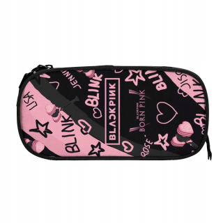 Študentské papiernictvo Kpop Black Pink Kawaii Veľkokapacitná škatuľka na ceruzku